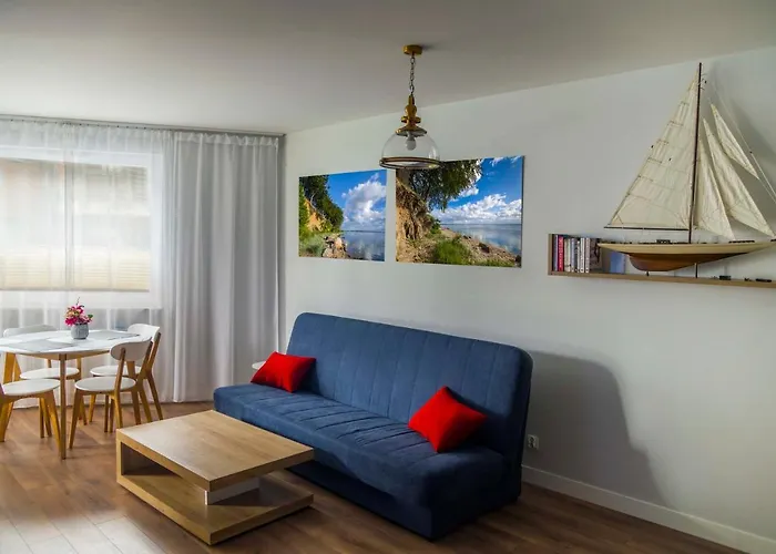 Ahoy Puck Apartament Przy Plazy Z Widokiem Na Morze
